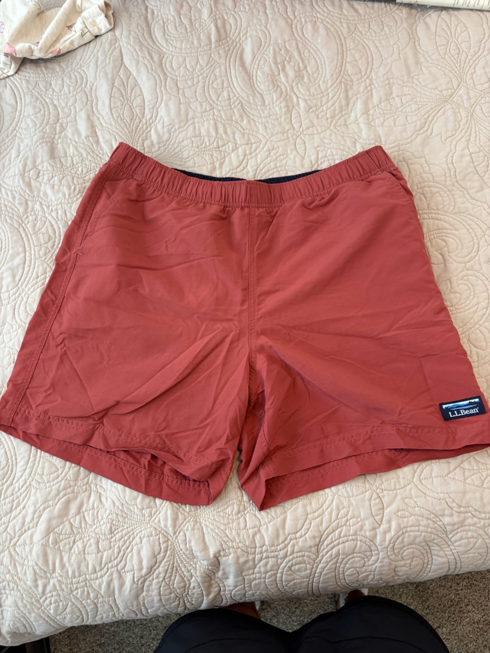 L.L. Bean Women's Rust Orange Athletic Shorts